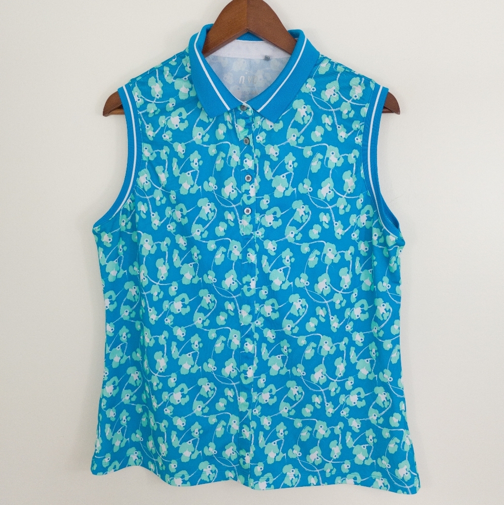 Nivo Sleeveless Polo Shirt Size Large